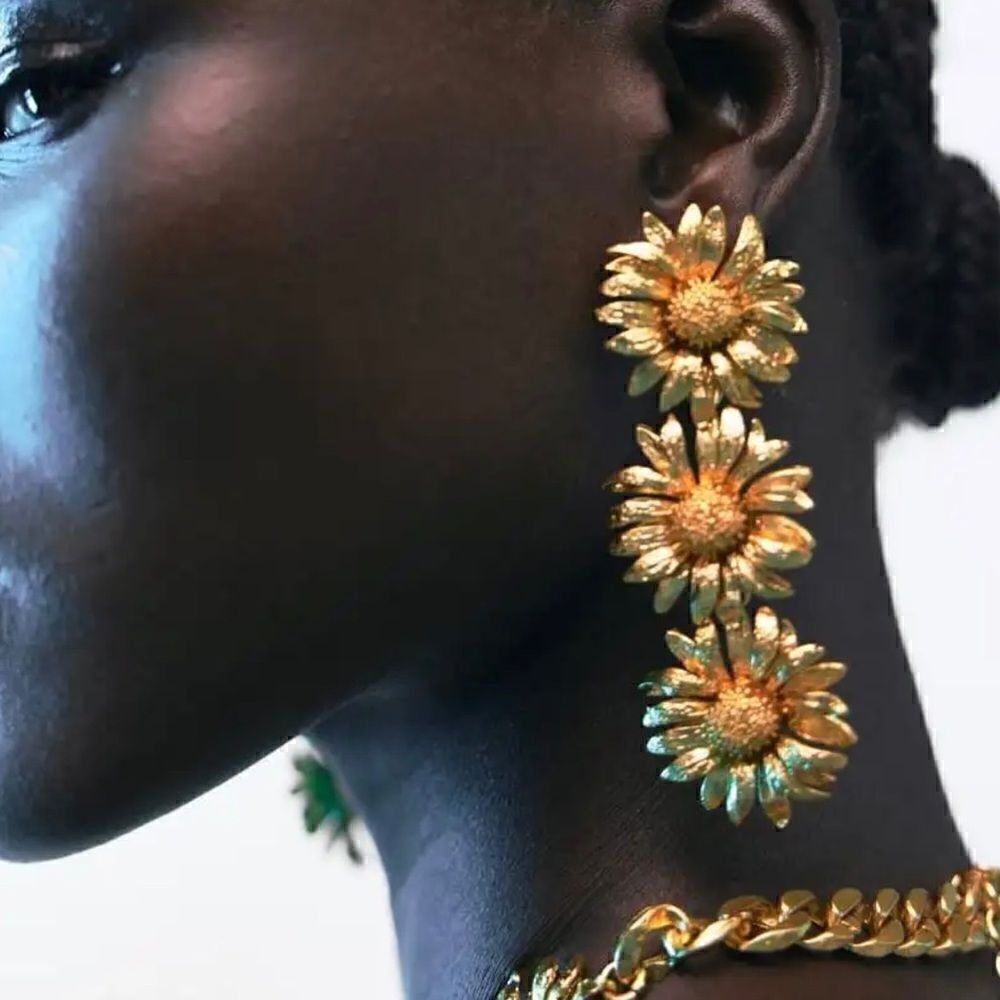 Sunflower earrings  M97